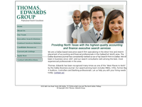 THOMAS EDWARDS website screenshot