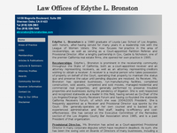 EDYTHE BRONSTON website screenshot