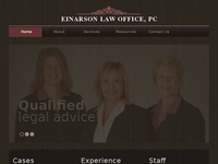 DARCIE EINARSON website screenshot