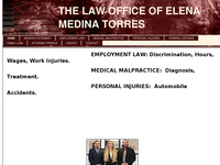 ELENA TORRES website screenshot