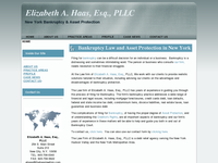 ELIZABETH HAAS website screenshot