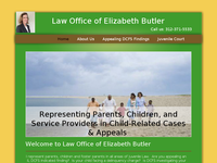 ELIZABETH BUTLER website screenshot