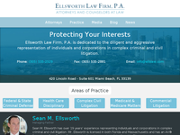 SEAN ELLSWORTH website screenshot