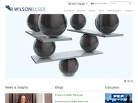 WILSON ELSER website screenshot