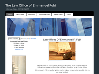 EMMANUEL FOBI website screenshot