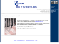 ERIC YANDRICH website screenshot