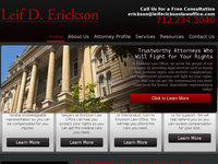 LEIF ERICKSON website screenshot