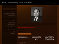 ELIAS ESCOBEDO JR website screenshot