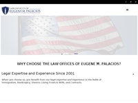 EUGENE PALACIOS website screenshot