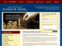 EUGENE SIEGEL website screenshot