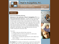 PAUL EVANGELISTA website screenshot