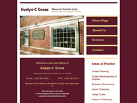 EVELYN GROSS website screenshot
