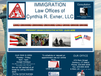 CYNTHIA EXNER website screenshot