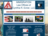CYNTHIA EXNER website screenshot