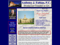ANTHONY FABIAN website screenshot