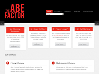 ABE FACTOR website screenshot