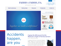 ERIC FADDIS website screenshot