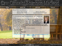 SHANNON FALCONE-MACLOU website screenshot