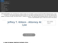 JEFFREY KILLEEN website screenshot