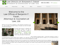BENJAMIN FARAH website screenshot
