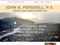 JOHN FERGUELL website screenshot