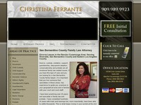 CHRISTINA FERRANTE website screenshot