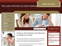 JOHN FERRARA website screenshot