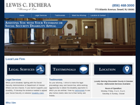 LEWIS FICHERA website screenshot