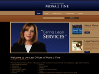 MONA FINE website screenshot