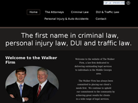 WALKER FIRM website screenshot