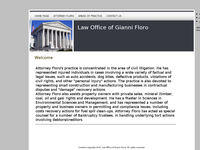 GIANNI FLORO website screenshot