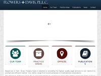 DAVIS FLOWERS website screenshot