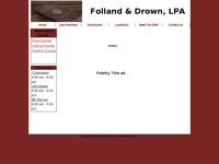 WILLIAM DROWN website screenshot