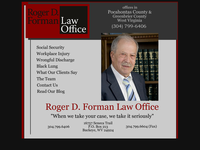 ROGER FORMAN website screenshot