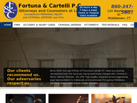 CARL FORTUNA JR website screenshot
