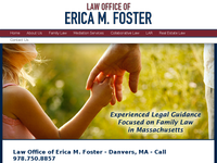 ERICA FOSTER website screenshot