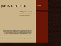 JAMES FOUSTE website screenshot