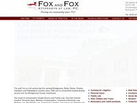 LEON FOX JR website screenshot