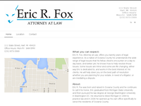 ERIC FOX website screenshot