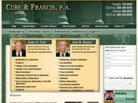 JOHN FRANCIS website screenshot