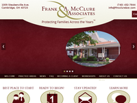 FRANK MC CLURE website screenshot