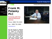 FRANK POLASKY website screenshot