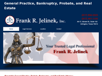 FRANK JELINEK website screenshot