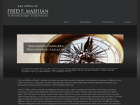 FRED MASHIAN website screenshot