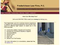 KENNETH FREDERICKSEN website screenshot