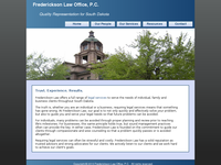 JOHN FREDERICKSON website screenshot