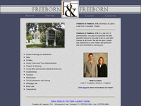 ALISON FREEBORN website screenshot