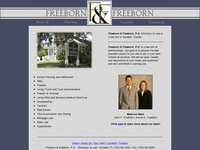 SUE FREEBORN website screenshot