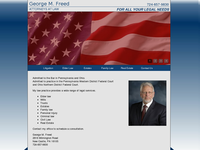 GEORGE FREED website screenshot