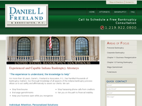 DANIEL FREELAND website screenshot